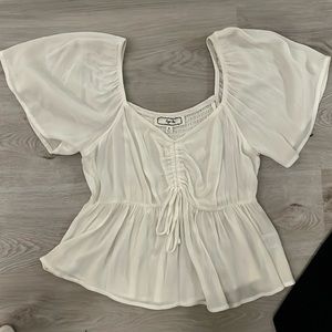 Hippie white blouse